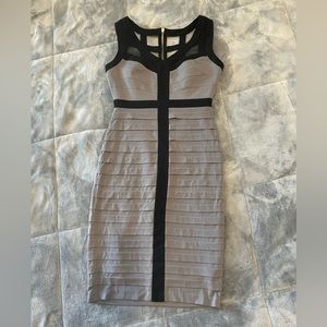 Jax Size 6 gray and black party dress
